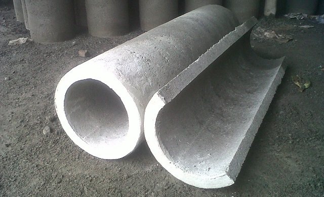 buis beton bulat dan belah